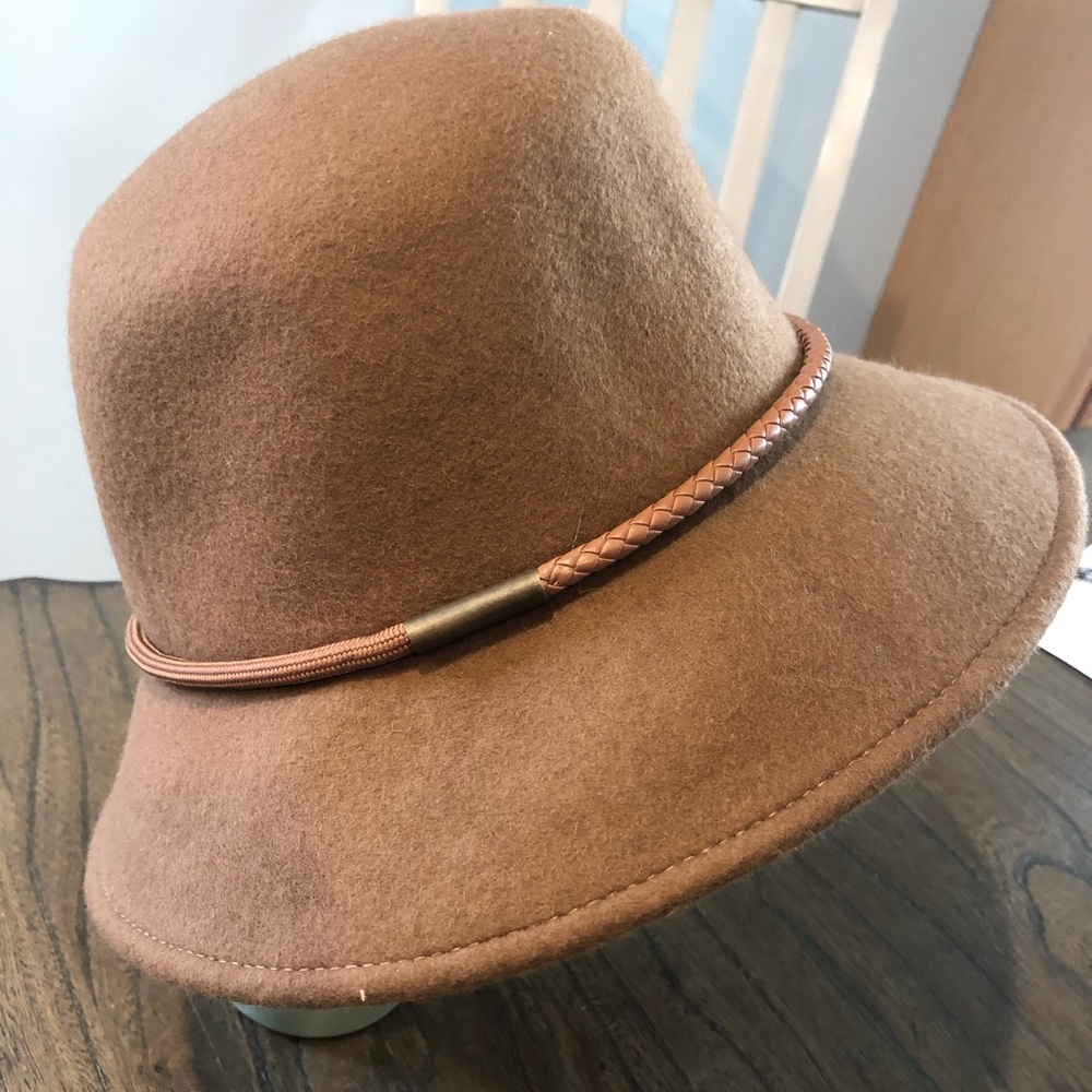 Nine West Women’s Wool Felt Fedora Hat in Brown